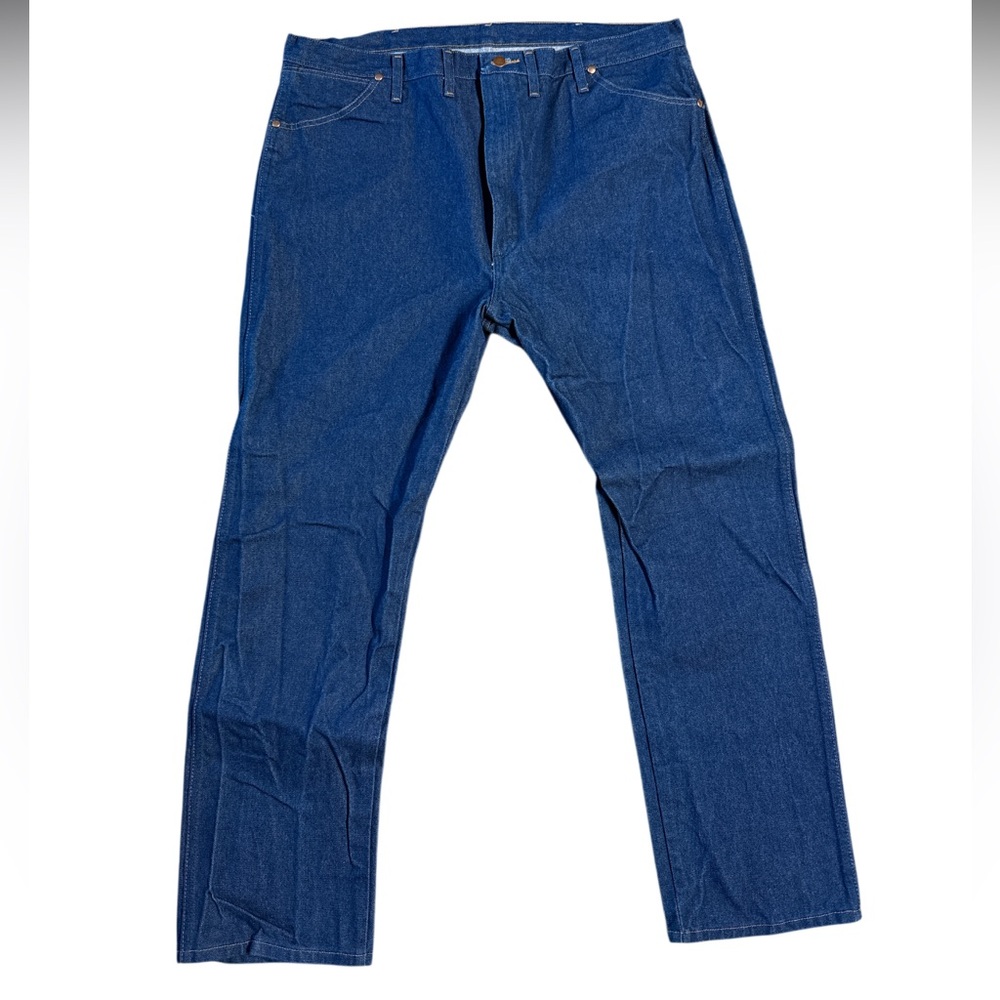 Wrangler Men's Dark Wash Straight Jeans 44x32